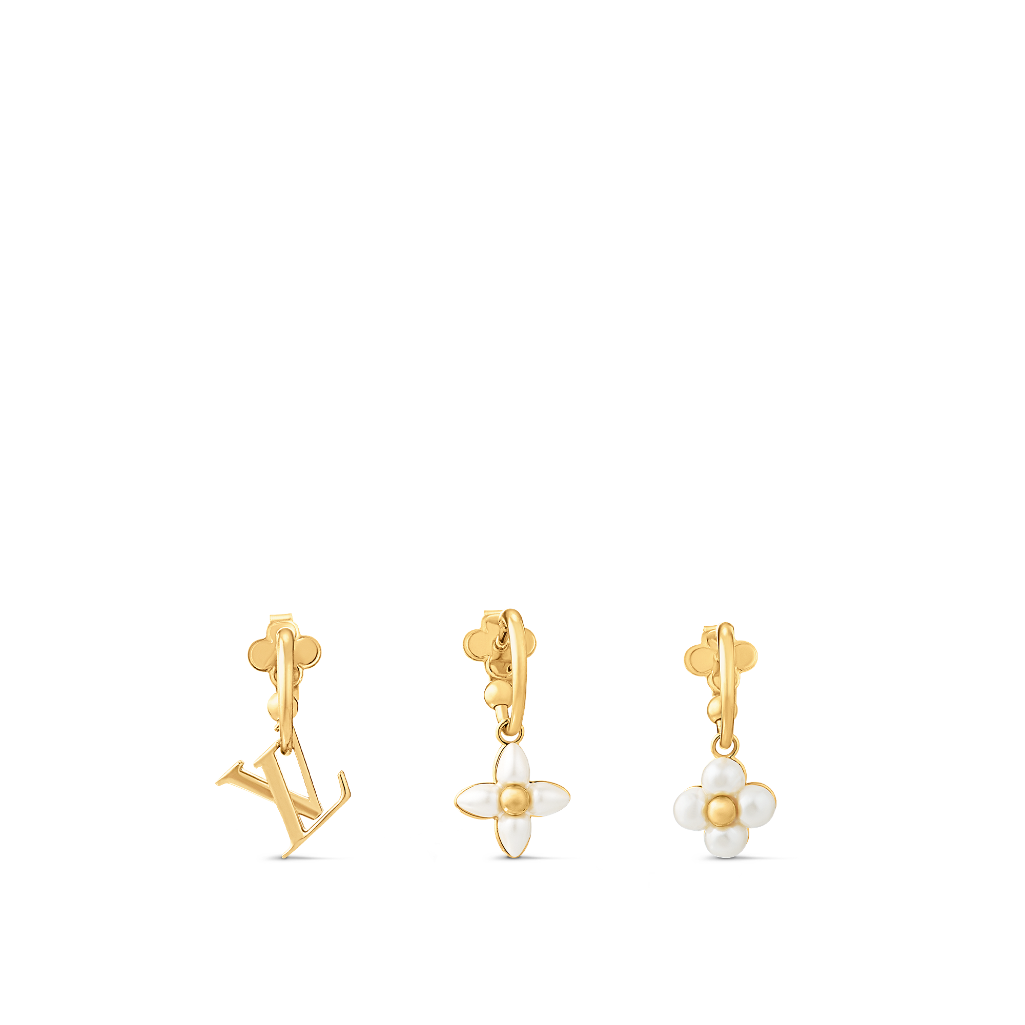 Louis vuitton hot sale nanogram earrings